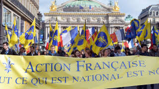 Photo d’illustration, prise lors d’un défilé d’Action Française lors d’une commémoration de Jeanne d’Arc en 2013