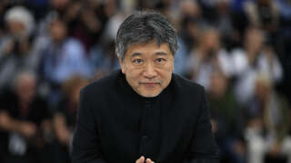 Japanese director Kore-eda Hirokazu poses during a photocall for the film 