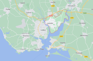 Lanester est situé tout près de Lorient