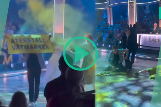 La finale suédoise de « Danse avec les stars » perturbée par des militants pour le climat