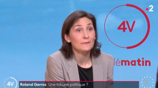 La ministre des Sports Amélie Oudéa-Castéra juge le message de Djokovic sur le Kosovo innapproprié dans le cadre de Roland-Garros