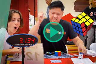 Il n’a fallu que 3,13 secondes à cet Américain pour battre le record du monde de Rubik’s Cube