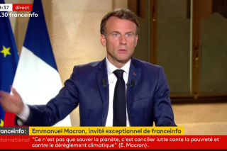 Macron vante une France pionnière sur le climat, sauf quand il s’agit d’ISF climatique