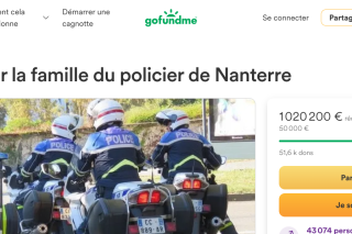 La cagnotte en soutien au policier qui a tué Nahel dépasse le million d’euros