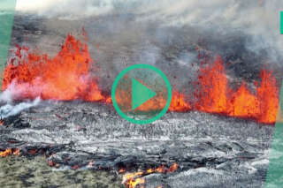 Les images captivantes d’une éruption volcanique en Islande