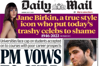La presse britannique rend hommage à Jane Birkin, « icône française du style »