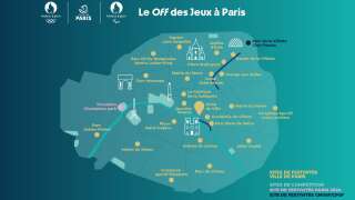 La cartes des lieux de festivités gratuits et ouverts à tous pour les JO de 2024 à Paris.