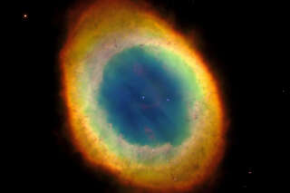 Image de la nébuleuse de la Lyre prise par le télescope Hubble en 1998