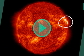 Cette éruption solaire est si intense qu’elle a brouillé les signaux radio sur Terre