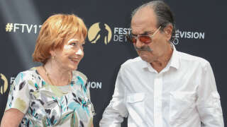 MONTE-CARLO, MONACO - JUNE 17:  Marion Game and Gerard Hernandez attend photocall for 