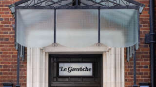 An entrance to Le Gavroche restaurant in the Mayfair district of London, UK, on Wednesday, June 14, 2023. London's affluent Mayfair and St James's district is host to Britain's hedge fund industry. Photographer: Chris Ratcliffe/Bloomberg via Getty Images