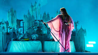 BUDAPEST, HUNGARY - AUGUST 10: Florence Welch of Florence and the Machine performs at the Sziget Festival 2023 on August 10, 2023 in Budapest, Hungary. (Photo by Joseph Okpako/WireImage)