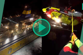 Le sauvetage impressionnant d’une femme sur le point d’accoucher, bloquée sur un ferry Corse en pleine tempête
