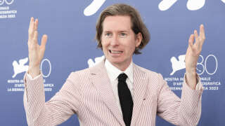 VENICE, ITALY - SEPTEMBER 01: Wes Anderson attends a photocall for the Cartier Glory To The Filmmaker Award at the 80th Venice International Film Festival on September 01, 2023 in Venice, Italy. (Photo by Alessandra Benedetti - Corbis/Corbis via Getty Images)
