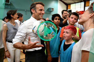 Entre terrains de sport et rénovation, Macron promet plusieurs centaines de millions pour l’école