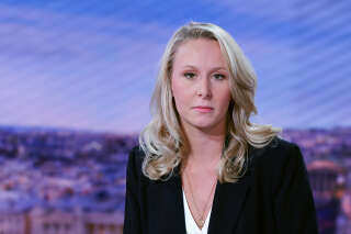 Marion Maréchal, tête de liste Reconquête ! pour les européennes, photographiée sur le plateau de TF1 mercredi 6 septembre.