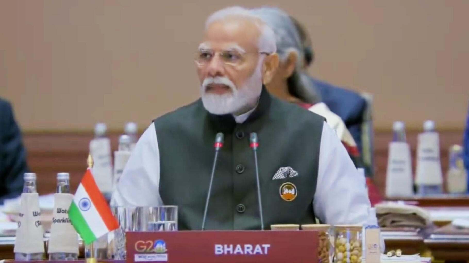 At the G-20 summit in New Delhi, Narendra Modi is not presenting himself as the Prime Minister of India but rather the Prime Minister of Bharat