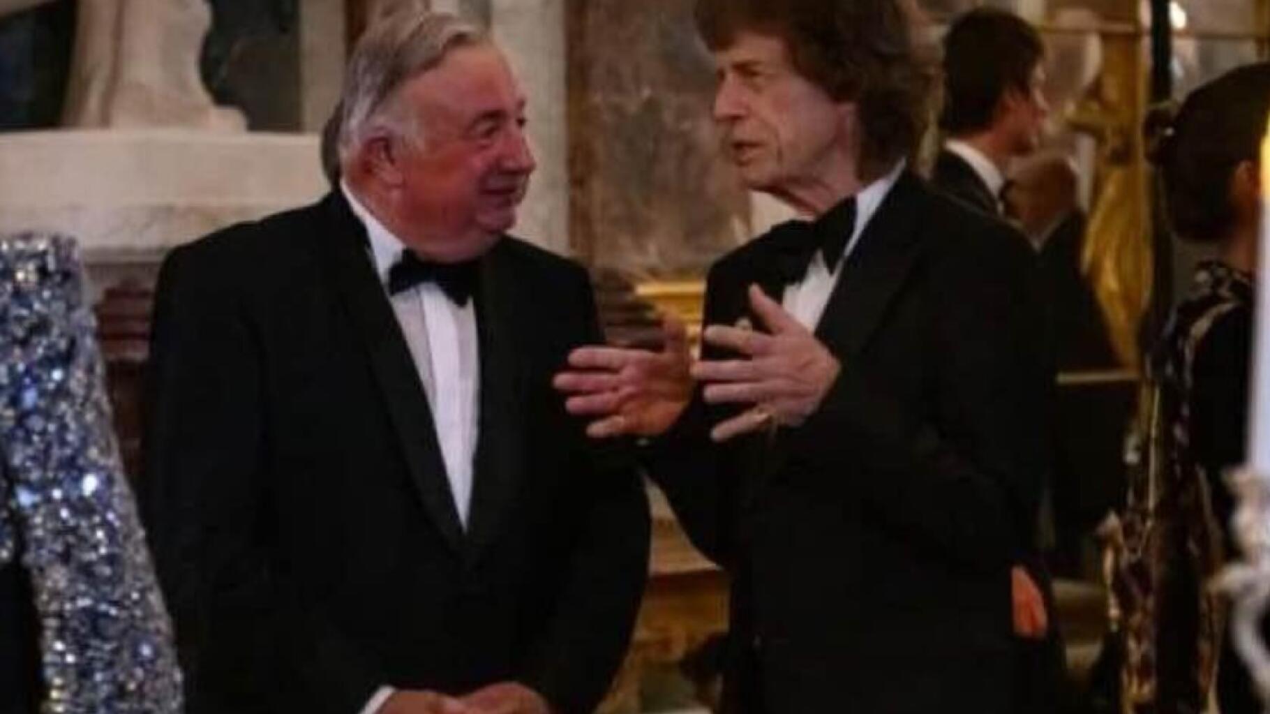Qu’est-ce que Mick Jagger a bien pu raconter à Gérard Larcher ?
