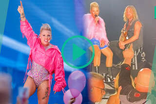 Furieuse, Pink vire de son concert un manifestant anti circoncision