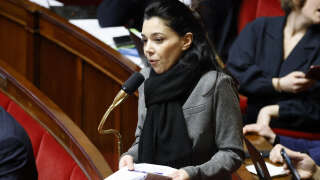 Sophia Chikirou, photographiée à l’Assemblée nationale en février (illustration)
