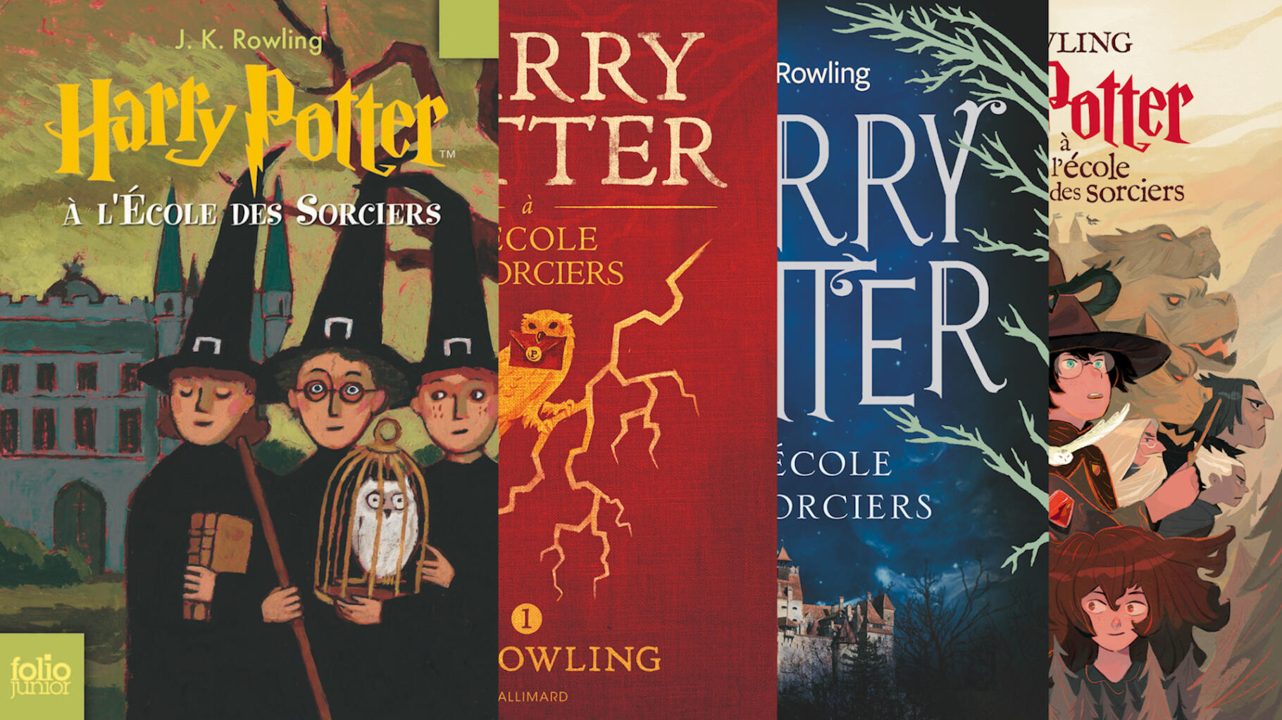 Harry Potter à l'école des sorciers : 4 nouvelles éditions pour