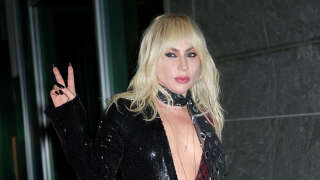 Lady Gaga ce 19 octobre à New York, où elle a rejoint les Rolling Stones sur scène.