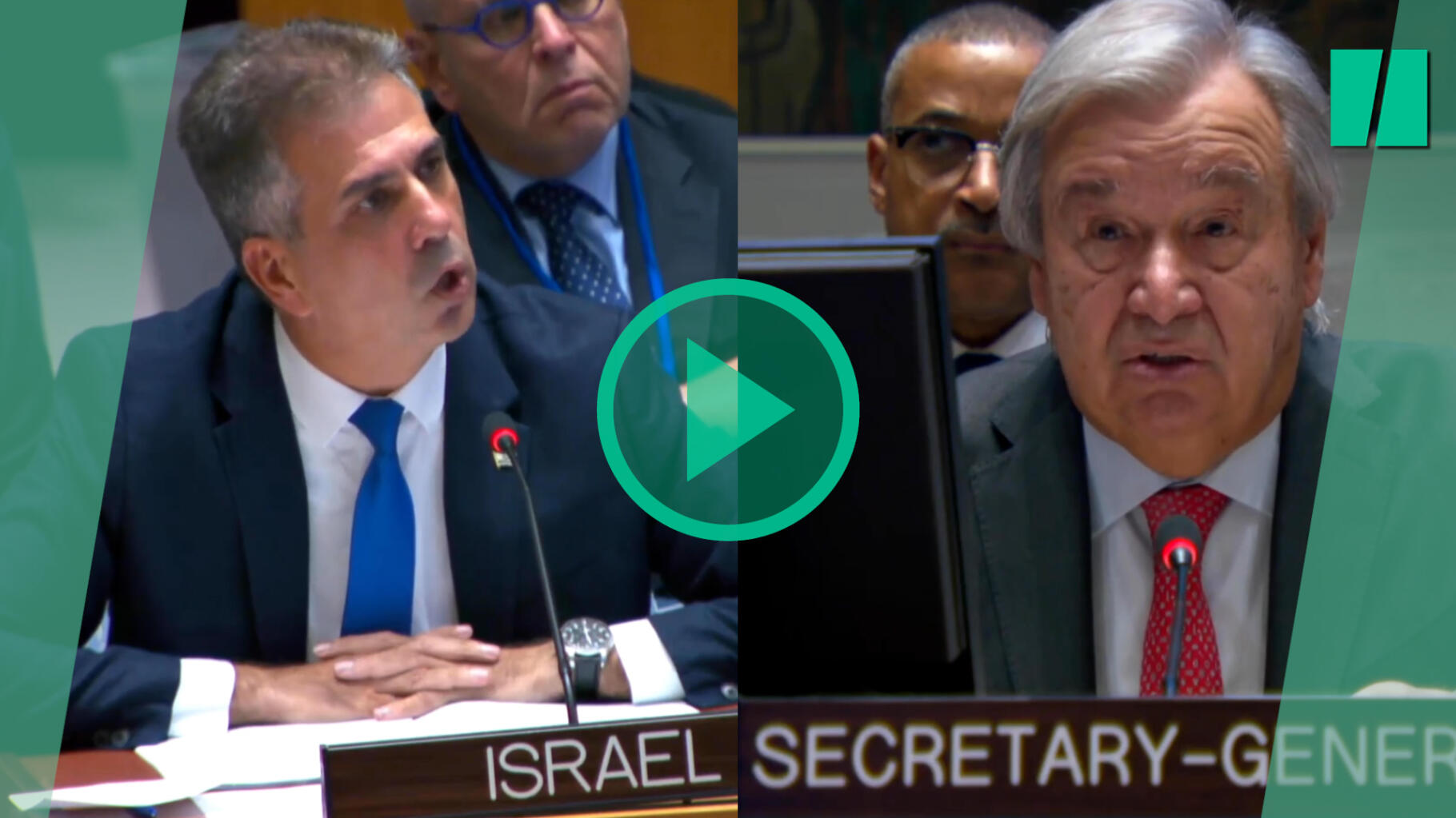 Wymiana broni między Antonio Guterresem a izraelskim ministrem Eli Cohenem w Organizacji Narodów Zjednoczonych