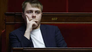Le député insoumis Louis Boyard photographié à l’Assemblée nationale au mois de décembre (illustration).