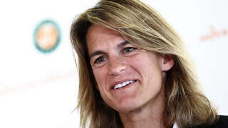 Amelie Mauresmo, here in 2023, accuses his ex-wife Marie-Benedict Hurrell of harassment.  The hearing was held on January 23, 2024.