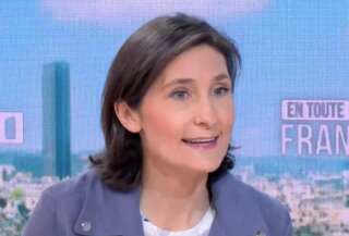 Amélie Oudéa-Castéra, TF1, on February 2, 2024.