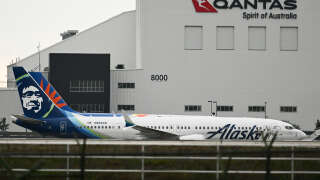 Un Boeing 737 MAX 9 d’Alaska Airlines, identique à celui dont la porte s’est ouverte en plein vol le 5 janvier 2024.  