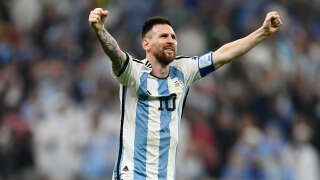 Lionel Messi will not play Argentina in China, here in the 2022 World Cup finals.