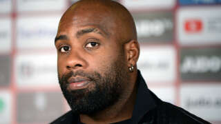 Teddy Riner, here on February 16, 2024, like every judoka has not two but eight places for her loved ones.
