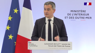 Le ministre de l’Intérieur Gérald Darmanin ouvre la 2ème session du Forum de l’Islam de France, ce lundi 26 février.
