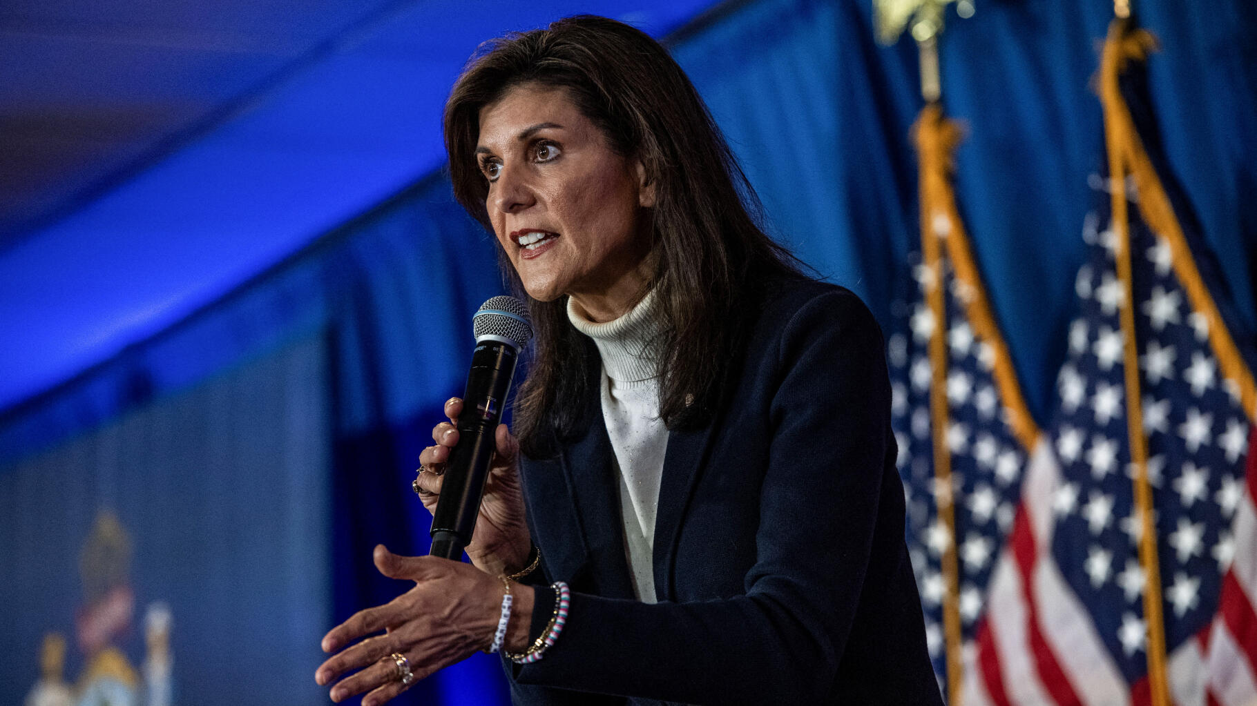 Only Donald Trump, the Republican candidate in the US presidential election, has thrown in the towel on Nikki Haley.
