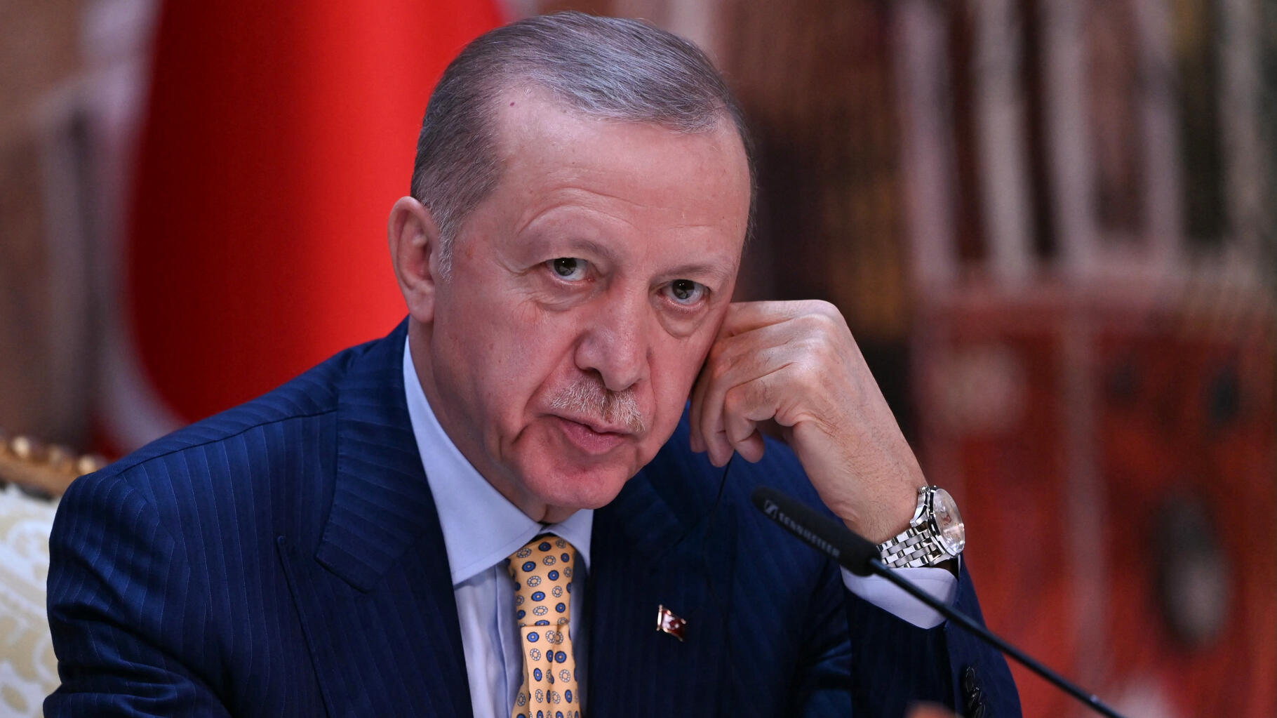 Erdogan, die al twintig jaar aan het roer van Turkije staat, spreekt voor het eerst over zijn vertrek uit de macht