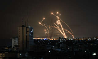 Visé par une attaque sans précédent de l’Iran, Israël a intercepté 99 % des drones et missiles lancés, grâce notamment à son « dôme de fer » (photo d’archive prise en octobre 2023 et montrant l’interception d’une roquette tirée depuis la bande de Gaza).