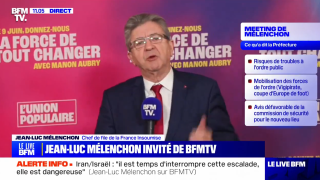 Jean-Luc Mélenchon a dénoncé, ce vendredi 19 avril sur BFMTV, un « abus de pouvoir » de la part du préfet du Nord.