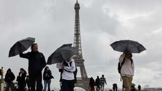 Une « goutte froide » est attendue sur l’Hexagone ce samedi 27 avril et dimanche 28 avril. (Photo d’illustration prise à Paris)