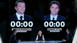Le débat Attal-Bardella (jeudi 23 mai sur France 2) réunit presque deux fois plus de téléspectateurs que Marine Le Pen
